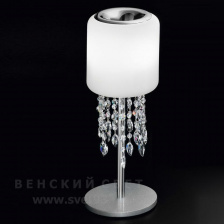 Настольная лампа 9044/3LP IDL Италия  25W 41 см Хром Tiffany