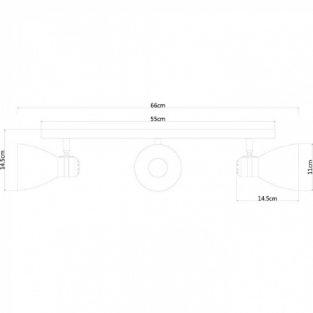 Спот Mercoled A5049PL-3BK фото 2
